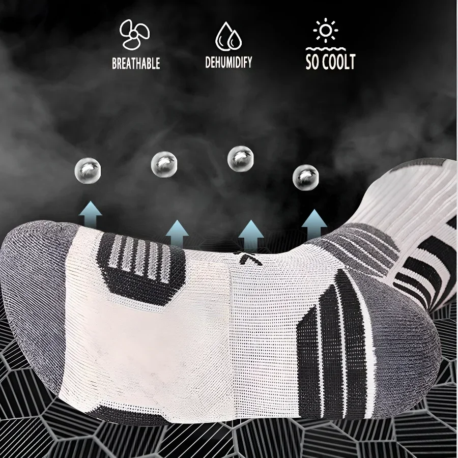 Breathable Mesh Moisture Wicki - Athletic Sock Cushion 评论和价格