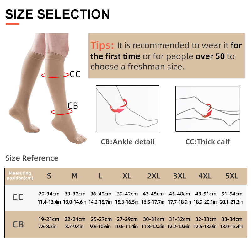 Closed Toe Medical Compression - Compression Sleeve Calf 评论和价格