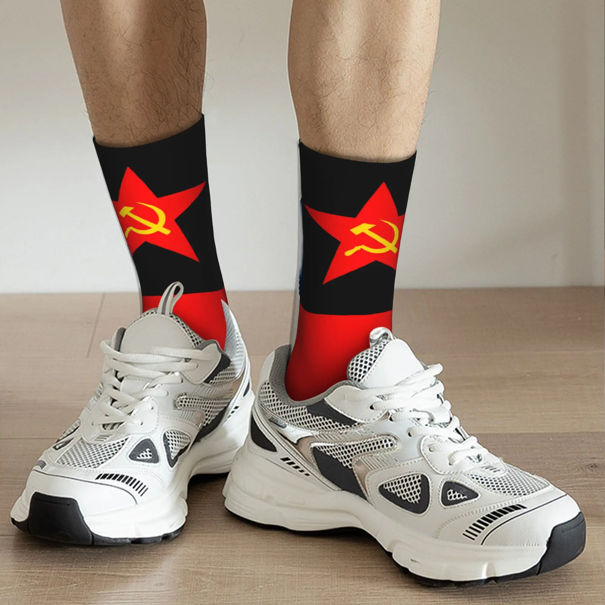Russian Flag Custom Hammer  Si - Dress Sock Men 评论和价格