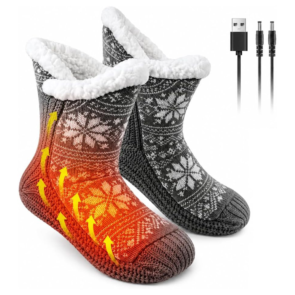 Winter Heated Socks USB Electr - Thermal Sock Winter 评论和价格