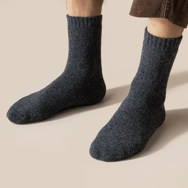 Winter Warm Men Socks Wool Men - Thermal Sock Winter 评论和价格