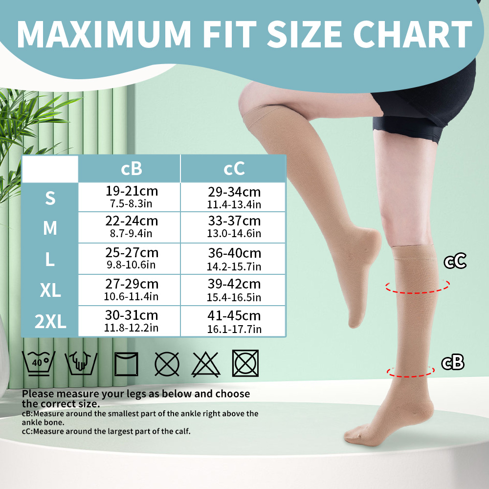 Legbeauty 23-32mmHg Medical Co - Compression Sleeve Calf 评论和价格