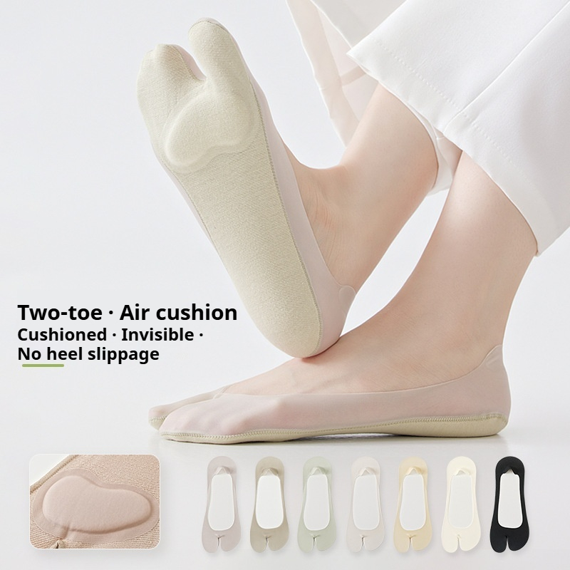 Women's Ice Silk Tabi Split To - Toe Sock Split 评论和价格