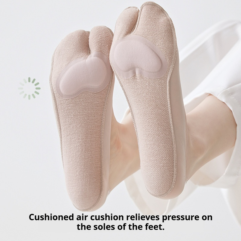 Women's Ice Silk Tabi Split To - Toe Sock Split 评论和价格
