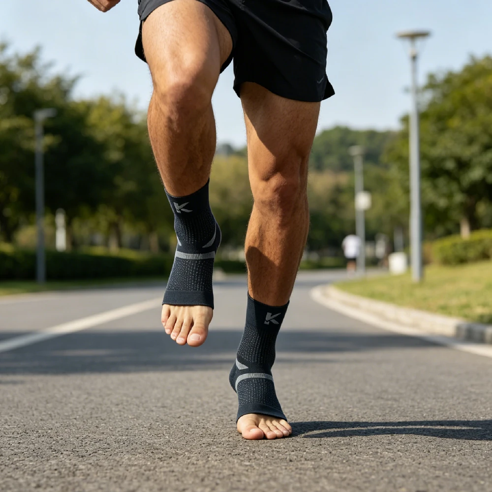 1 Pair Elastic Ankle Brace Sle - Ankle Brace Sock 评论和价格